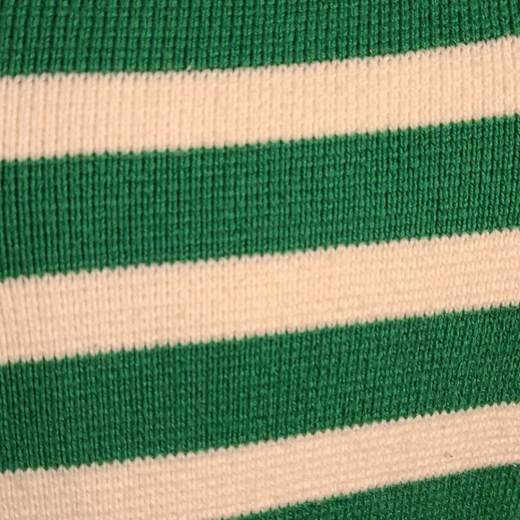 GAP green striped cotton sweater - Picture 2 of 13